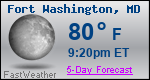 Weather Forecast for Fort Washington, MD