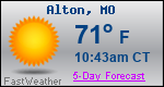 Weather Forecast for Alton, MO