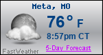 Weather Forecast for Meta, MO