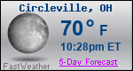 Weather Forecast for Circleville, OH