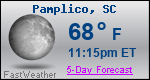 Weather Forecast for Pamplico, SC