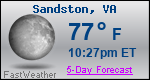 Weather Forecast for Sandston, VA