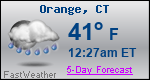 Weather Forecast for Orange, CT