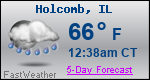 Weather Forecast for Holcomb, IL