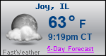 Weather Forecast for Joy, IL