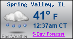 Weather Forecast for Spring Valley, IL