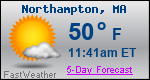 Weather Forecast for Northampton, MA
