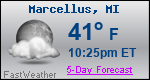 Weather Forecast for Marcellus, MI