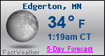 Weather Forecast for Edgerton, MN