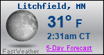 Weather Forecast for Litchfield, MN
