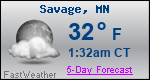 Weather Forecast for Savage, MN