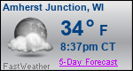Weather Forecast for Amherst Junction, WI