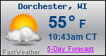 Weather Forecast for Dorchester, WI