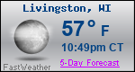 Weather Forecast for Livingston, WI