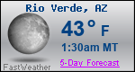 Weather Forecast for Rio Verde, AZ