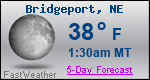 Weather Forecast for Bridgeport, NE