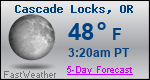 Weather Forecast for Cascade Locks, OR