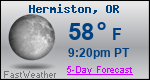 Weather Forecast for Hermiston, OR