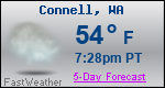 Weather Forecast for Connell, WA