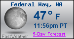 Weather Forecast for Federal Way, WA
