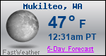 Weather Forecast for Mukilteo, WA