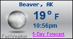 Weather Forecast for Beaver, AK