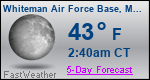 Weather Forecast for Whiteman Air Force Base, MO