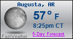 Weather Forecast for Augusta, AR