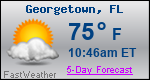 Weather Forecast for Georgetown, FL
