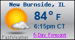Weather Forecast for New Burnside, IL