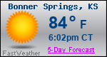 Weather Forecast for Bonner Springs, KS
