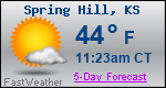 Weather Forecast for Spring Hill, KS