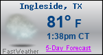 Weather Forecast for Ingleside, TX