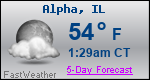 Weather Forecast for Alpha, IL