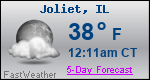 Weather Forecast for Joliet, IL