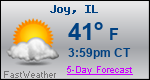 Weather Forecast for Joy, IL