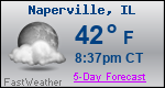 Weather Forecast for Naperville, IL