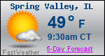 Weather Forecast for Spring Valley, IL