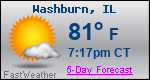 Weather Forecast for Washburn, IL