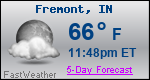 Weather Forecast for Fremont, IN
