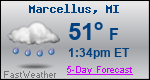 Weather Forecast for Marcellus, MI