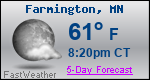 Weather Forecast for Farmington, MN