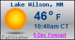 Weather Forecast for Lake Wilson, MN