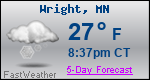 Weather Forecast for Wright, MN