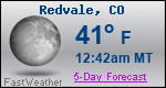Weather Forecast for Redvale, CO