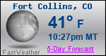 Weather Forecast for Fort Collins, CO