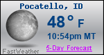Weather Forecast for Pocatello, ID