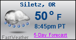 Weather Forecast for Siletz, OR