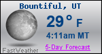 Weather Forecast for Bountiful, UT