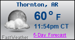 Weather Forecast for Thornton, AR